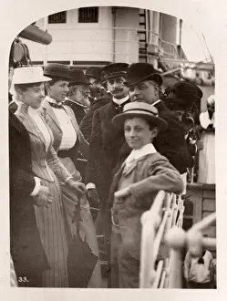 1889 photograph - RMS Teutonic - from an album of images relating to the launch of
