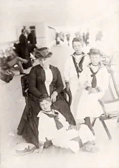 1889 photograph - RMS Teutonic - from an album of images relating to the launch of