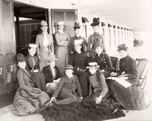 1889 photograph - RMS Teutonic - from an album of images relating to the launch of