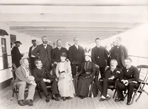 1889 photograph - RMS Teutonic - from an album of images relating to the launch of