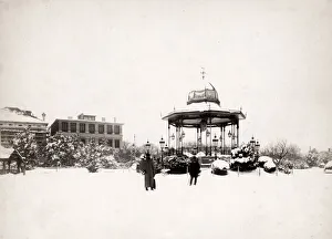 1890s China - snow scene, Shanghai