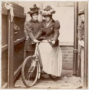 Cyclists Prints: 1890S Lady Cyclist