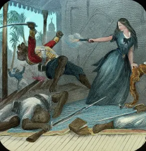 Seemingly Prints: 1890s Late 19th Century Lantern Slide Slides