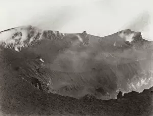 1895 eruption of the volcano Mount Vesuvius