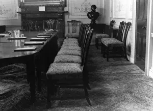 Strewn Prints: The 18th century Council Room of Trinity House, Hull, Yorkshire, England