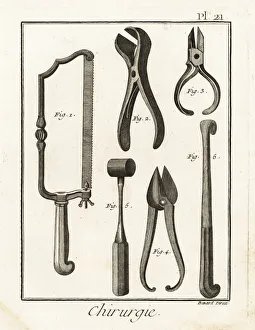 Anatomical Collection: 18th century surgical equipment