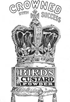 Coronations Gallery: 1902 Coronation Birds Custard Powder advertisement