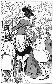 Cheering Prints: 1902 Coronation - In the Crowd, self-sacrifice