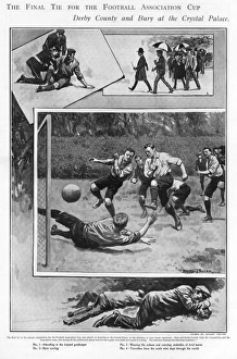 Images Dated 3rd February 2012: 1903 FA Cup Final: Derby County beats Bury 6-0