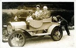 Carry Prints: 1904 6HP Brushmobile Vintage Car - Automobile