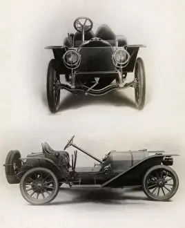 Photomontage Prints: 1907 BLM Raceabout