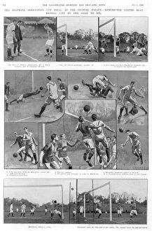 Roberts Collection: 1909 FA Cup Final: Manchester United beats Bristol City 1-0