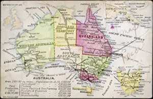 1911 Map of Australia