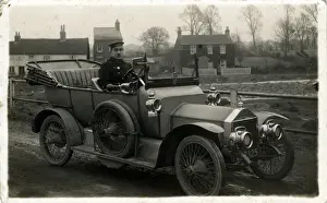 Albans Prints: 1914 Briton 14 / 16 HP Tourer Vintage Car, St Albans, England