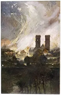 Verdun Prints: 1916 / Verdun on Fire