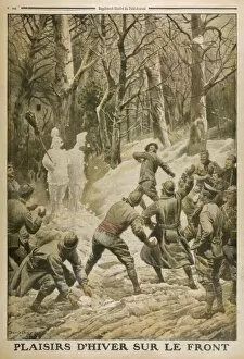 Effigies Collection: 1917 / French Troops / Snow