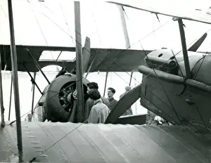 Se5a Prints: The 1917 Sopwith Camel, left, and 1918 SE5A, G-EBIC, of ?