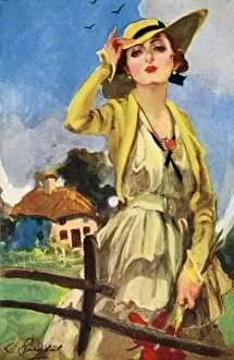 Images Dated 26th July 2011: 1920s fashionable lady by Barribal