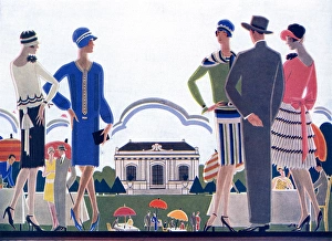 Images Dated 6th September 2016: A 1920s garden party