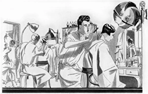 Images Dated 11th October 2011: 1920s hair salon. Styling the Bob