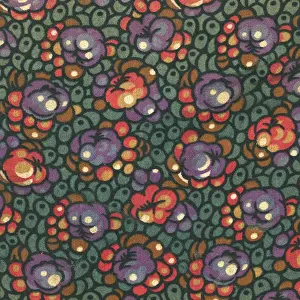 Fruity Prints: 1920s photograph album fabric