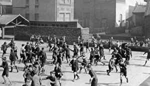 Playground Prints: 1920s School playground