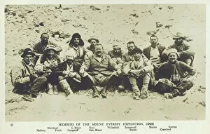 Finch Collection: 1922 British Mount Everest Expedition