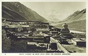 Everest Gallery: 1922 British Mt Everest Expedition - Rongbuk Monastery