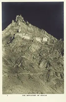 Mountainside Prints: 1922 British Mt Everest Expedition - Shekar Monastery