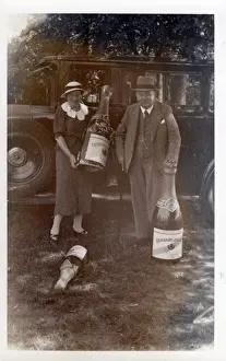 Awaiting Prints: 1923 Deinhard Champagne & Vintage Car (awaiting identificati