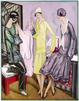 Flaring Prints: 1926 Fashion