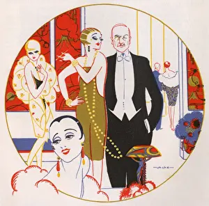 Flappers Prints: 1927 A. D. - 1920s society
