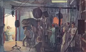 A 1930s British film studio by Alfred Bestall