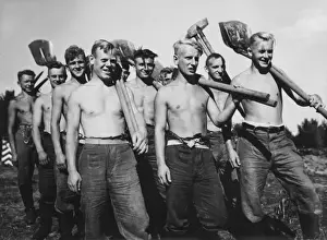 Agricultural Prints: 1930s German workers