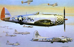 Boeing Collection: 1930s RAF biplane diving with the engine still running