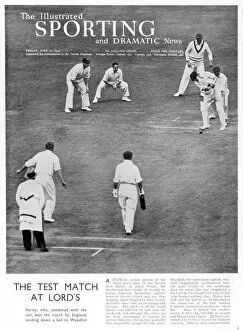 Wins Gallery: The 1934 Test Match at Lords: Verity wins the game