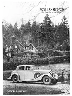 Rolls Royce Prints: 1935 Rolls-Royce Saloon Car