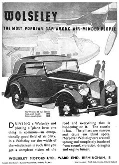 Motors Prints: 1939 Wolseley 25HP Drop Head Coupe
