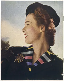 Angle Gallery: 1940S BLACK BERET