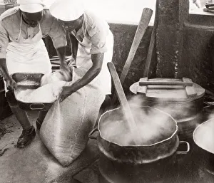 1940s East Africa -army cooks at work