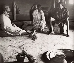 1940s East Africa - inside a hut, Kenya