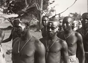 Tribal Collection: 1940s East Africa - Kenya, men of the Wakamba tribe