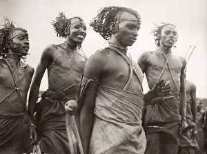 Spears Prints: 1940s East Africa Kenya Msai tribe