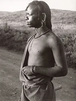 1940s East Africa Kenya Msai tribe warriors