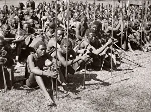 1940s East Africa Kenya Msai tribe warriors