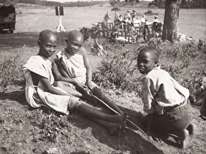 1940s East Africa - Kikuyu children Kenya