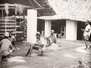 1940s East Africa - making sisal, Kenya