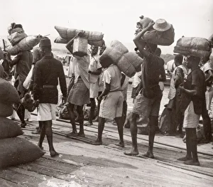 1940s East Africa - passenger ferry across Lake Albert