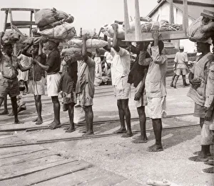 1940s East Africa - passenger ferry across Lake Albert