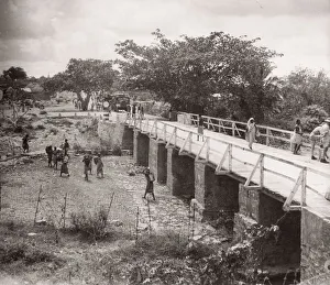 1940s East Africa - river bed Italian Somaliland, Somalia